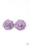 Shes a GROW-Getter - Purple Hair Clip - Paparazzi Accessories Hair Clip Bedazzle Me Pretty Mobile Fashion Boutique