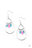 Shimmer Advisory - Multi Earrings - Paparazzi Accessories Earrings Bedazzle Me Pretty Mobile Fashion Boutique