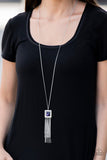 Shimmer Sensei - Purple Necklace - Paparazzi Accessories Necklace Bedazzle Me Pretty Mobile Fashion Boutique