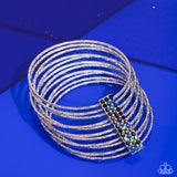 Shimmery Silhouette - Multi Bracelet - Paparazzi Accessories Bracelet Bedazzle Me Pretty Mobile Fashion Boutique