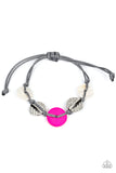 Shore Up - Pink Bracelet - Paparazzi Accessories Bracelet Bedazzle Me Pretty Mobile Fashion Boutique