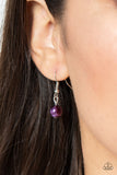 Shoreline Shimmer - Purple Necklace - Paparazzi Accessories Necklace Bedazzle Me Pretty Mobile Fashion Boutique