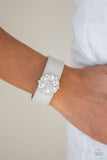 Show-Stopper - Silver Bracelet - Paparazzi Accessories Bracelet Bedazzle Me Pretty Mobile Fashion Boutique