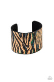 Show Your True Stripes - Blue Bracelet - Paparazzi Accessories Bracelet Bedazzle Me Pretty Mobile Fashion Boutique