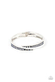 Sideswiping Shimmer - Blue Bracelet - Paparazzi Accessories Bracelet Bedazzle Me Pretty Mobile Fashion Boutique