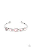 Simmer on GLOW - Pink Bracelet - Paparazzi Accessories Bracelet Bedazzle Me Pretty Mobile Fashion Boutique