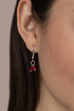 Simple Blessings - Red Necklace - Paparazzi Accessories Necklace FS-Bedazzle Me Pretty Mobile Fashion Boutique