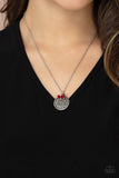 Simple Blessings - Red Necklace - Paparazzi Accessories Necklace FS-Bedazzle Me Pretty Mobile Fashion Boutique