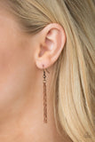 Simply Simple - Copper Necklace - Paparazzi Accessories Necklace Bedazzle Me Pretty Mobile Fashion Boutique