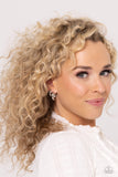 Simply Sinuous - Silver Earrings - Paparazzi Accessories Earrings Bedazzle Me Pretty Mobile Fashion Boutique