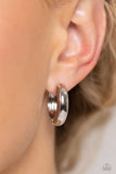 Simply Sinuous - Silver Earrings - Paparazzi Accessories Earrings Bedazzle Me Pretty Mobile Fashion Boutique