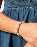 Sinuous Stones - Multi Bracelet - Paparazzi Accessories Bracelet Bedazzle Me Pretty Mobile Fashion Boutique