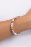 Sinuous Stones - Multi Bracelet - Paparazzi Accessories Bracelet Bedazzle Me Pretty Mobile Fashion Boutique
