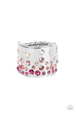 Sizzling Sultry - Pink Ring - Paparazzi Accessories Ring Bedazzle Me Pretty Mobile Fashion Boutique