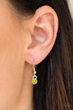 Sky Quest - Green Necklace - Paparazzi Accessories Necklace Bedazzle Me Pretty Mobile Fashion Boutique
