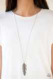 Sky Quest - Red Necklace - Paparazzi Accessories Necklace Bedazzle Me Pretty Mobile Fashion Boutique