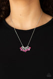 Slide Into Shimmer - Pink Necklace - Paparazzi Accessories Necklace Bedazzle Me Pretty Mobile Fashion Boutique