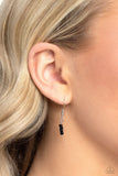Smiling Showdown - Black Necklace - Paparazzi Accessories Necklace Bedazzle Me Pretty Mobile Fashion Boutique