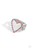 Smitten Shimmer - Orange Ring - Paparazzi Accessories Ring Bedazzle Me Pretty Mobile Fashion Boutique