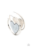 Smitten with You - Silver Earrings - Paparazzi Accessories Earrings Bedazzle Me Pretty Mobile Fashion Boutique