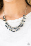 So In Season - Blue Necklace - Paparazzi Accessories Necklace Bedazzle Me Pretty Mobile Fashion Boutique