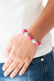 So Not Sorry - Pink Bracelet - Paparazzi Accessories Bracelet Bedazzle Me Pretty Mobile Fashion Boutique