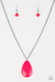 So Pop-YOU-lar - Pink Necklace - Paparazzi Accessories Necklace Bedazzle Me Pretty Mobile Fashion Boutique