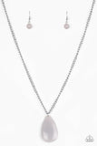 So Pop-YOU-lar - Silver Necklace - Paparazzi Accessories Necklace Bedazzle Me Pretty Mobile Fashion Boutique