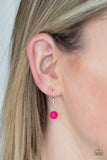 So Solar - Pink Necklace - Paparazzi Accessories Necklace Bedazzle Me Pretty Mobile Fashion Boutique