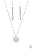 So This Is Love - Purple Necklace - Paparazzi Accessories Necklace Bedazzle Me Pretty Mobile Fashion Boutique