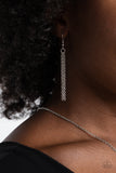 So This Is Love - White Necklace - Paparazzi Accessories Necklace Bedazzle Me Pretty Mobile Fashion Boutique
