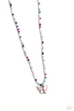 Soaring Shell - Pink Necklace - Paparazzi Accessories Necklace Bedazzle Me Pretty Mobile Fashion Boutique