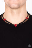 SoCal Style - Red Necklace - Paparazzi Accessories Necklace Bedazzle Me Pretty Mobile Fashion Boutique
