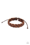SoCal Summer - Brown Mens Bracelet - Paparazzi Accessories Mens Bracelet Bedazzle Me Pretty Mobile Fashion Boutique