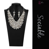 Sociable - 2020 Zi Collection Necklace - Paparazzi Accessories Necklace Bedazzle Me Pretty Mobile Fashion Boutique