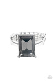 Social Glow - Silver Ring - Paparazzi Accessories Ring Bedazzle Me Pretty Mobile Fashion Boutique