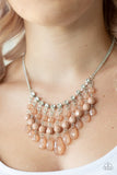 Social Network - Brown Necklace - Paparazzi Accessories Necklace Bedazzle Me Pretty Mobile Fashion Boutique