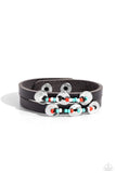 Social Sashay - Black Bracelet - Paparazzi Accessories Bracelet Bedazzle Me Pretty Mobile Fashion Boutique
