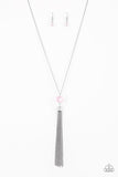 Socialite Of The Season - Pink Necklace - Paparazzi Accessories Necklace Bedazzle Me Pretty Mobile Fashion Boutique
