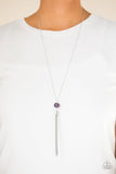 Socialite Of The Season - Purple Necklace - Paparazzi Accessories Necklace Bedazzle Me Pretty Mobile Fashion Boutique