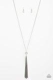 Socialite Of The Season - White Necklace - Paparazzi Accessories Necklace Bedazzle Me Pretty Mobile Fashion Boutique