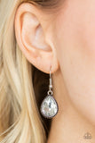 Socialite Social - White Necklace - Paparazzi Accessories Necklace FS-Bedazzle Me Pretty Mobile Fashion Boutique
