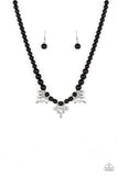 Society Socialite - Black Necklace - Paparazzi Accessories Necklace Bedazzle Me Pretty Mobile Fashion Boutique