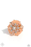 Soft-Hearted Salvage - Rose Gold Ring - Paparazzi Accessories Ring Bedazzle Me Pretty Mobile Fashion Boutique