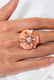 Soft-Hearted Salvage - Rose Gold Ring - Paparazzi Accessories Ring Bedazzle Me Pretty Mobile Fashion Boutique