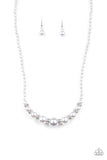 SoHo Sweetheart - Silver Necklace - Paparazzi Accessories Necklace Bedazzle Me Pretty Mobile Fashion Boutique