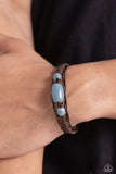 SOJOURN On - Blue Bracelet - Paparazzi Accessories Bracelet Bedazzle Me Pretty Mobile Fashion Boutique