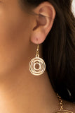 SOL-Mates - Gold Necklace - Paparazzi Accessories Necklace Bedazzle Me Pretty Mobile Fashion Boutique