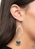 SOL Purpose - Blue Earrings - Paparazzi Accessories Earrings Bedazzle Me Pretty Mobile Fashion Boutique