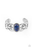 Solar Solstice - Blue Bracelet - Paparazzi Accessories Bracelet FS-Bedazzle Me Pretty Mobile Fashion Boutique
